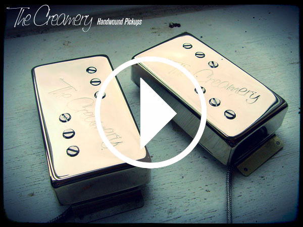 Creamery Custom Handwound Replacement Wide Range Humbucker Humbucking Pickups
