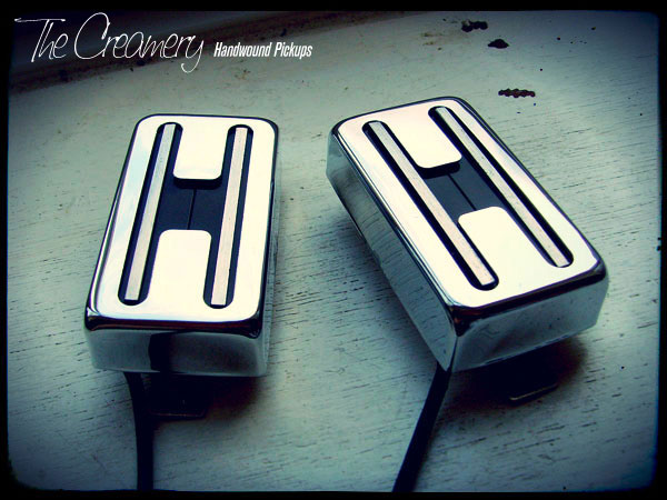 Creamery Custom 'Double Track' Handwound Blade Rail replacement Humbucker Pickup 