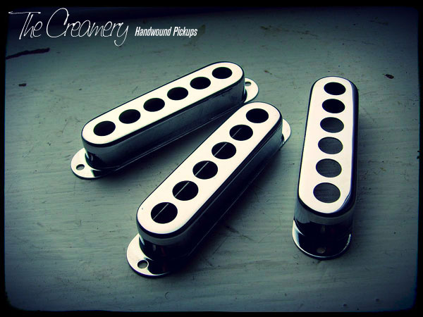 Creamery Custom Handwound Sonic 60 Tri-Sonic Design Pickups - Standard Strat Sized