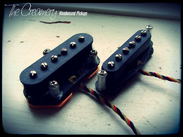Creamery Custom Handwound Replacement Tele Telecaster Sized Tele-90 P90 Pickups