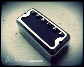 Creamery Handwound Humbucker Sized Filtertron Style Pickups - Black Cat HiLo '60 Pickup - No Ears Mount