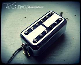 Creamery Handwound Humbucker Sized Filtertron Style Pickups - Classic Black Cat Pickup