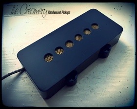 Creamery Custom Handwound Sonic '60 Jazzmaster Sized Tri-Sonic Design Replacement Pickups