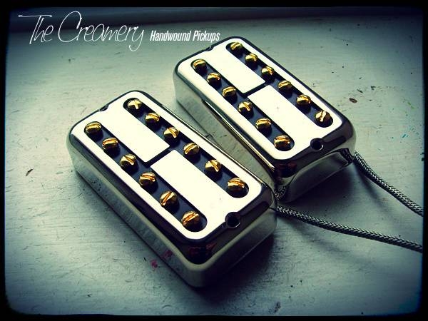 Creamery Custom Handwound Classic Black Cat Humbucker No Ears Filtertron Pickup