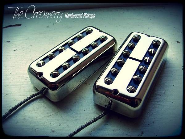 Creamery Custom Handwound Classic Black Cat Humbucker No Ears Filtertron Pickup