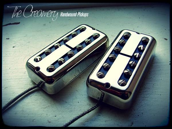 Creamery Custom Handwound Classic Black Cat Humbucker No Ears Filtertron Pickup