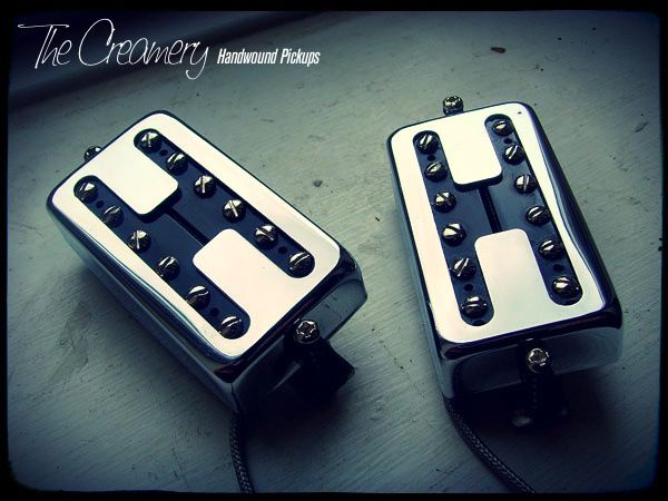 Creamery Handwound Custom Black Cat Humbucker Sized Replacement Filtertron Pickup Set