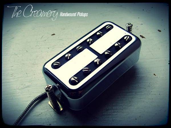 Creamery Custom Handwound Classic Black Cat Humbucker Sized Replacement Filtertron Pickup
